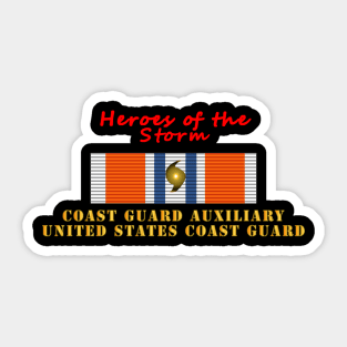 USCG - Hurricane Katrina - Heroes of the Storm wo Top Sticker